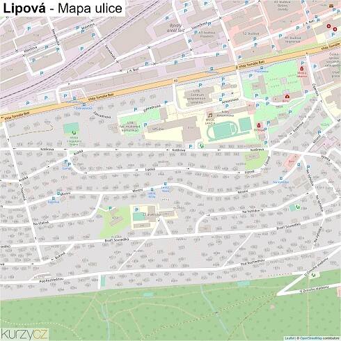 Lipová - mapy | Kurzy.cz