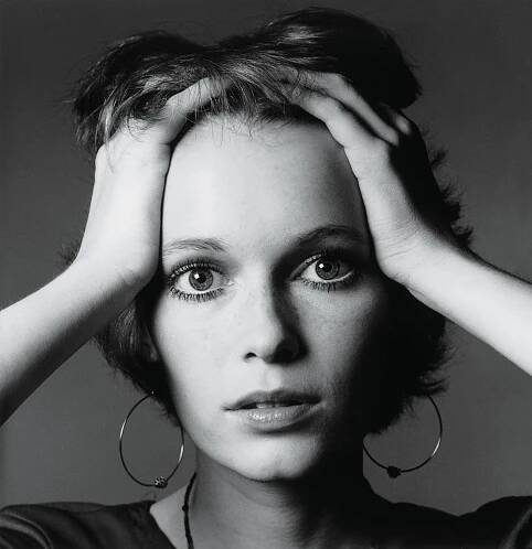This image may contain Face Human Person Skin Head Female Photo Portrait Photography Anna Neagle and Finger