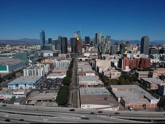 Captivating Cityscape: Aerial View of Los Angeles