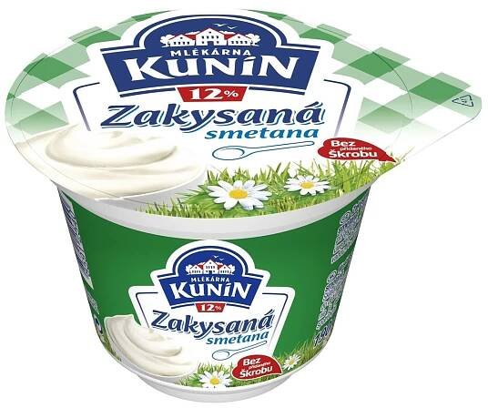 Kunín Zakysaná smetana 12% 190 g