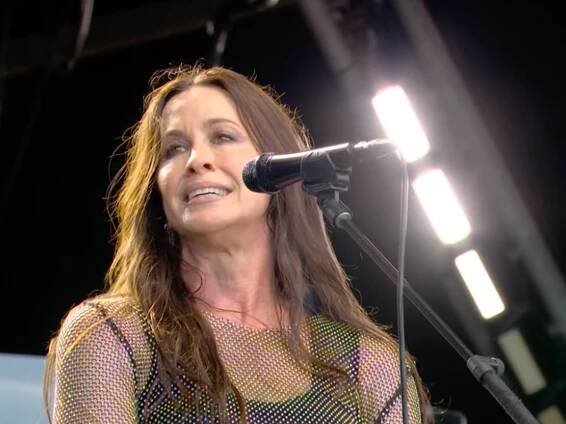 Alanis Morissette review, Glastonbury 2025: Rock-pop queen gives her audience permission to let rip during spectacular Glastonbury debut