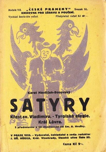 Kniha Satyry - (Křest sv. Vladimíra - Tyrolské elegie - Král Lávra) - Trh knih - online antikvariát