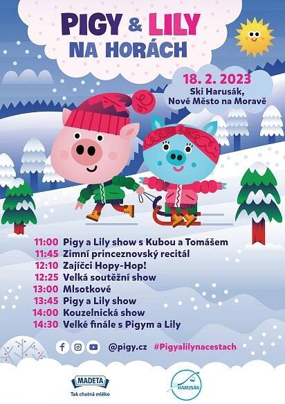 Pigy a Lily na horách: Harusák v Novém Městě na Moravě | Pigymama