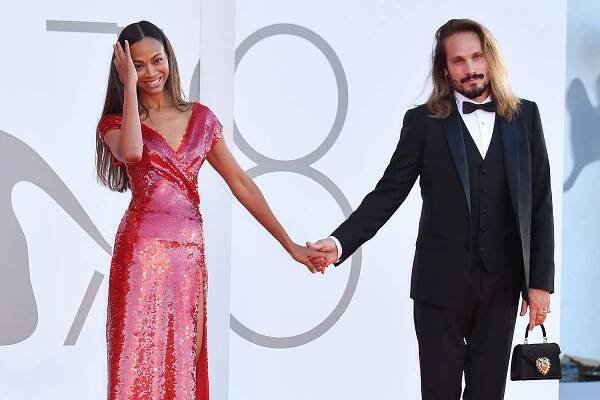 Zoe Saldana and Husband Marco Perego