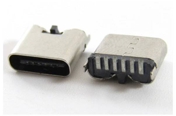 konektor micro USB-C female 26 - 6pin