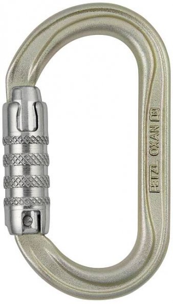 Petzl OXAN TRIACT LOCK ocelová karabina se zámkem triact