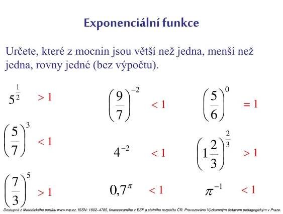 PPT - Exponenciální funkce PowerPoint Presentation, free download - ID:3298259