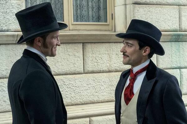 Claybourne Elder and Blake Ritson in The Gilded Age