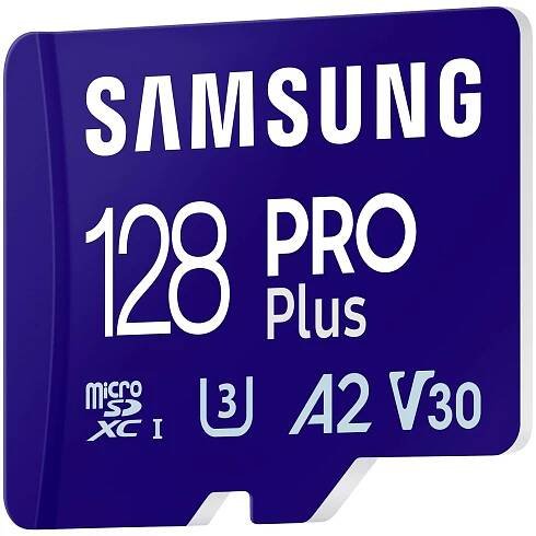 Paměťová karta Samsung 128GB UHS-I U3 (180R/130W) + SD adaptér 
