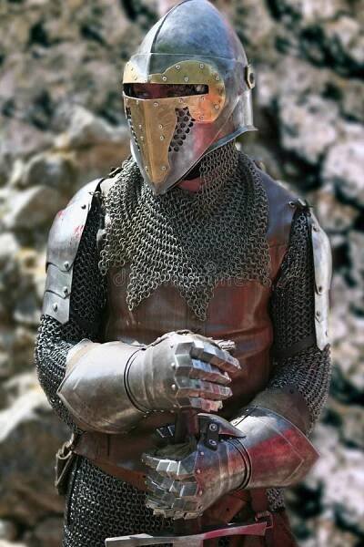 Knight stock photo