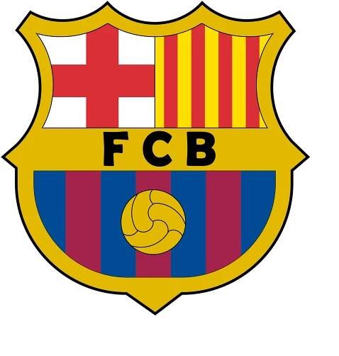 the emblem of barcelona's soccer team