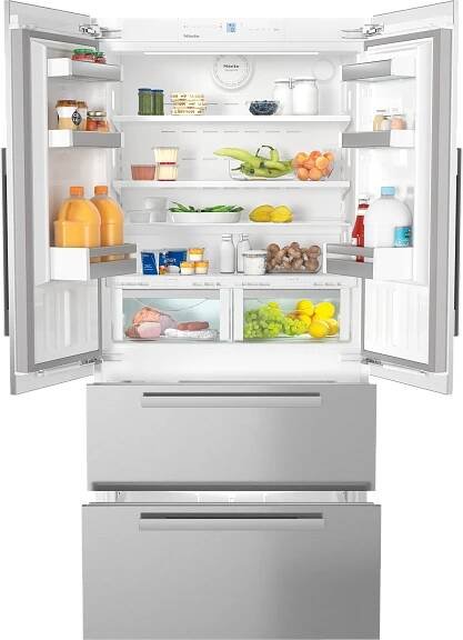 Miele 36” Built-In Panel Ready French Door Refrigerator