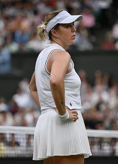 Anastasia Pavlyuchenkova at Wimbledon.