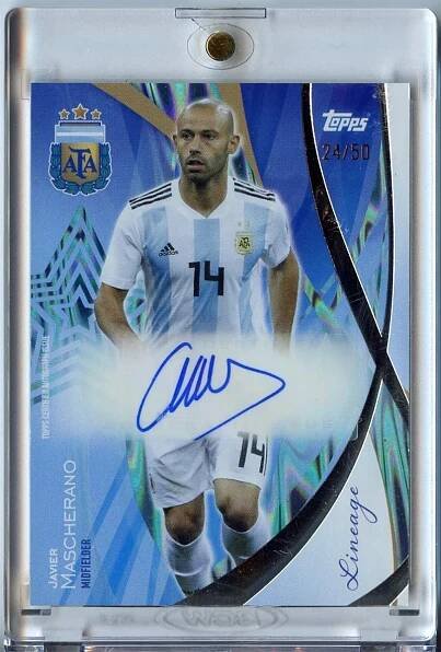 Topps 2024 Javier Mascherano 24/50 (s podpisem)