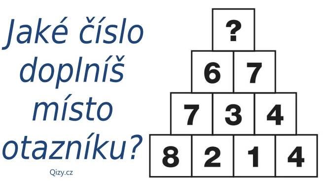 Jaké číslo doplníš místo otazníku?
