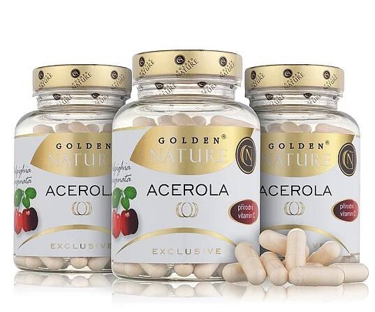 2+1 GN Exclusive Acerola (přírodní vitamin C) 300 cps.