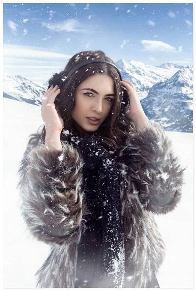 Sergio Muñoz - Woman snow