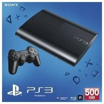 Sony PlayStation 3 500GB, charcoal black