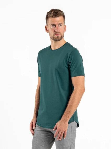 TallGuys Pánské prodloužené tričko | óčko | Smaragd green