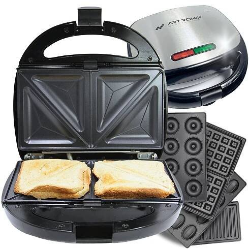 Toustovač 5v1 na sendviče s tousty, multifunkční, ARTRONIX 850 W