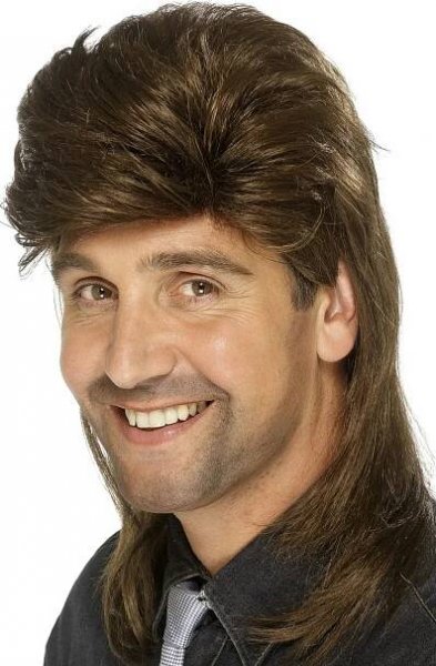 Smiffys Pánská paruka Mullet 80. léta