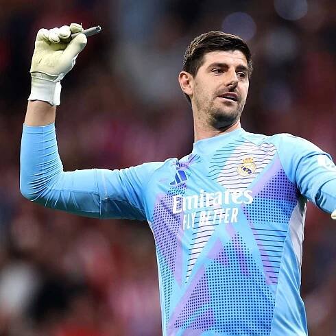 'Acting the victim' - Diego Simeone criticises Thibaut Courtois after Madrid derby crowd unrest