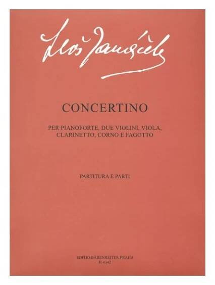 Concertino hlasy a partitura