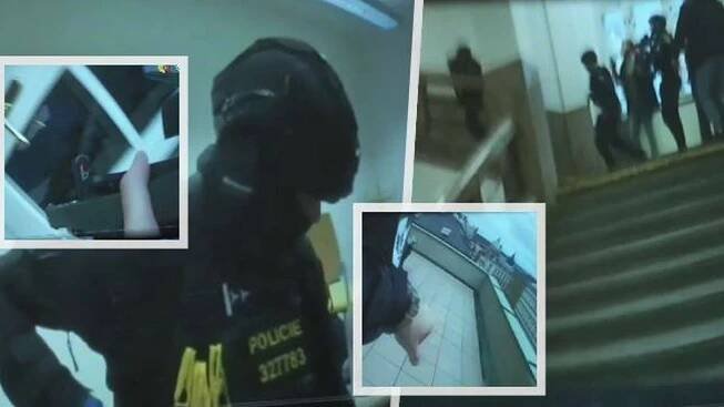 Detaily zásahu proti masovému vrahovi! Policie zveřejnila video z pohledu zásahovky