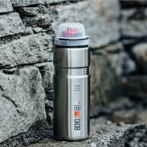 Lahev Na Pití Elite Deboyo Race 550 ml Nerezová Ocel 12H Značka Elite