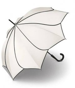 Dlouhý deštník Pierre Cardin - Sunflower bílý 82660