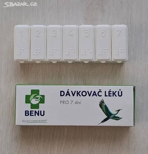 Dávkovač léků na 7 dní