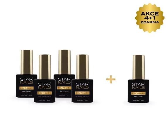 Sada STARNAILS Elite Line Set 6ml - 4+1 zdarma