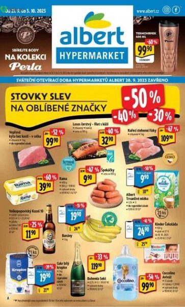 Albert Hypermarket leták akce od 27.09.2023 do 03.10.2023 NEAKTUÁLNÍ ...