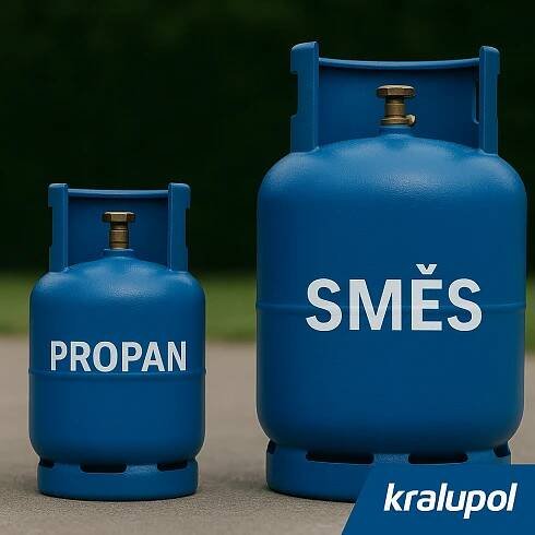 Propan, butan a jejich směs. Kralupol.