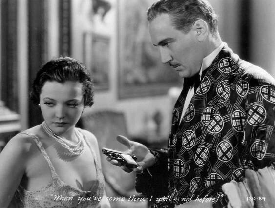 Sylvia Sidney and Paul Lukas in City Streets, 1931