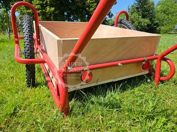 Vozík dvoukolák Optimus 89x63x25cm, nosnost 240kg Strend Pro 212543 - dřevěná korba, kárka