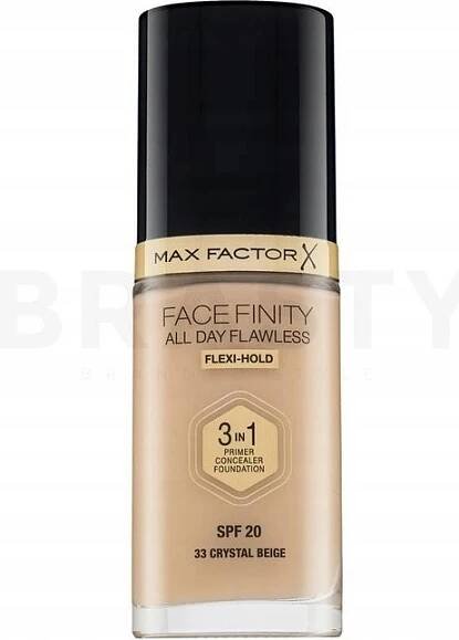 Max Factor Face Finity 3in1 Foundation SPF20 Make-up 33 Crystal Beige 30 ml