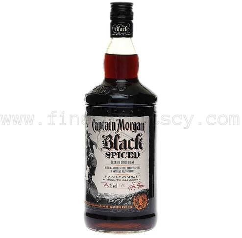 Captain Morgan Black Spiced Rum 1000ml 100cl 1L Liter Litre