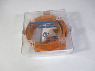 Retro plastový pásek JP - PEJT - oranžový - nepoužitý !  - Módní doplňky