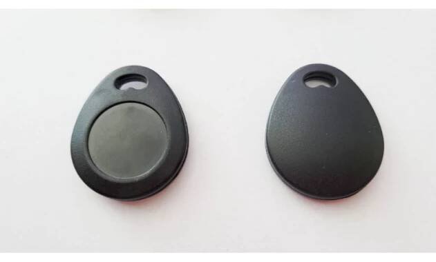 RFID čip - přívěšek odolný - černý