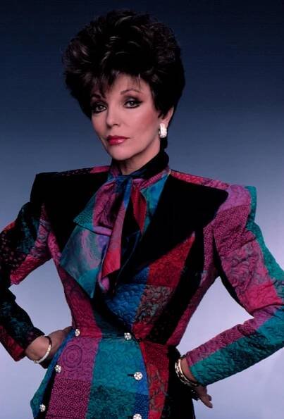 Joan Collins in the 1985 season of television show DYNASTY