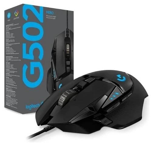 Logitech G502 Hero 910-005470, herní myš, černá