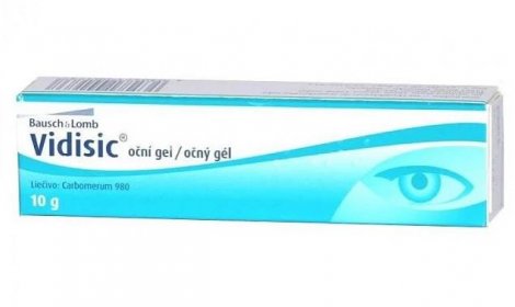 Vidisic oční gel v kapkách 10g (umělé slzy) od 99 Kč - srovnání cen | Leano.cz