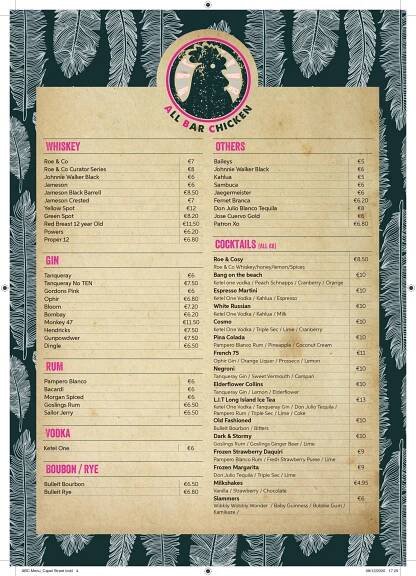 EXCLUSIVE TO CAPEL STREET - All Bar Chicken