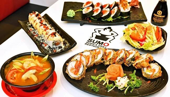 Running sushi v OC Šestka: až 2 hodiny neomezené konzumace v Sumo Sushi & Grill Restaurant