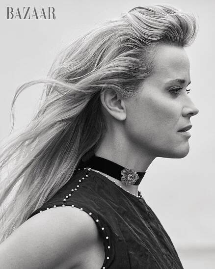reese witherspoon for harpers bazaar august 2023