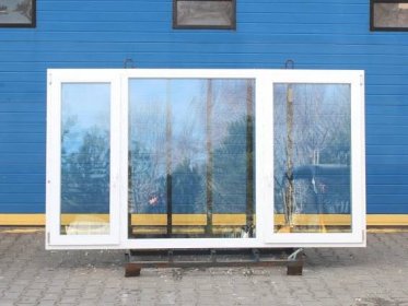 Plastové okno - KNIPPING 76 MD, 865x550 mm, S, zlatý dub/bílá + příslušenství a montážní materiál zdarma