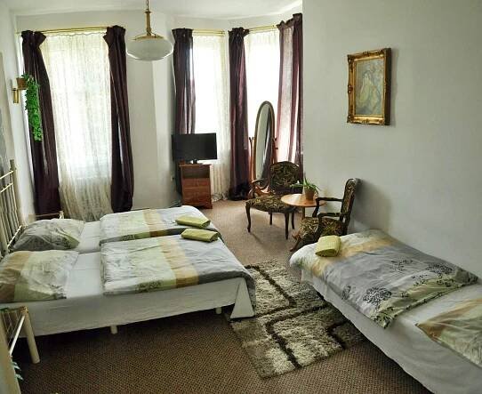 Třílůžkový pokoj - Hotel Teplice - Green House