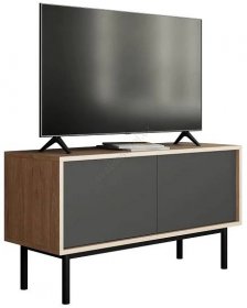 TV stolek BASIC 57x104 cm hnědá/antracit | Svět svítidel 