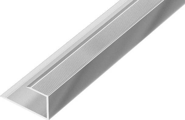 Dural ukončovací lišta elox stříbro AP27/10 12-14 mm 2,7 m